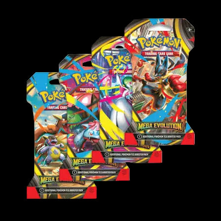 Pokemon - Mega Evolution - Base Set - Sleeved Booster Pack