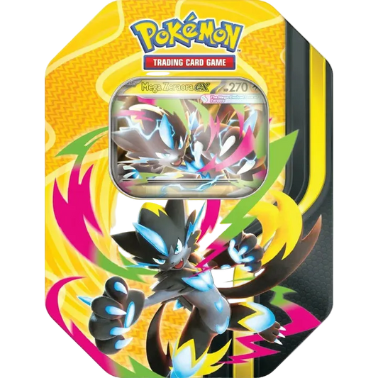 Pokemon - Mega Forces Tin - Mega Zeraora ex (Pre Order)