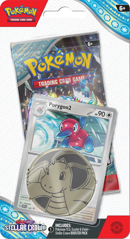 Pokemon - Scarlet and Violet - Stellar Crown - Checklane Blister - Porygon 2