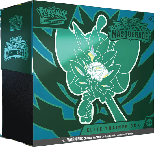 Pokemon - Scarlet and Violet - Twilight Masquerade - Elite Trainer Box Case (10 Box)