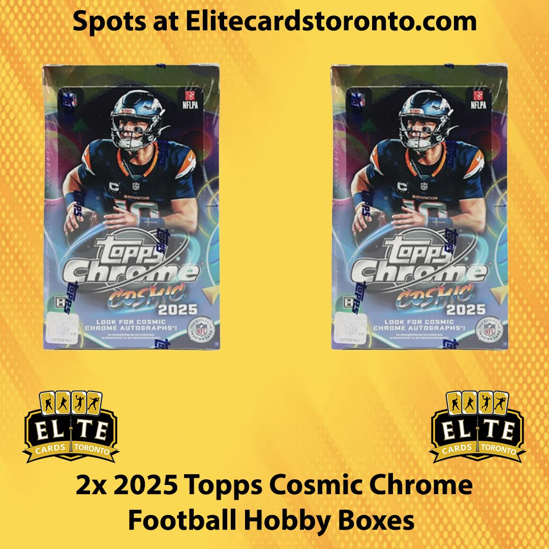 2x 2025 Topps Cosmic Chrome Football Hobby PYT - Break #3403