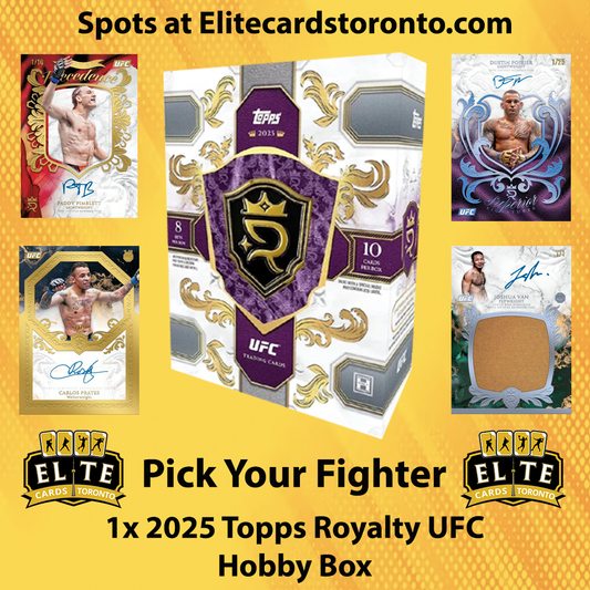 2025 Topps Royalty UFC Hobby PYF #2 - Break #3054