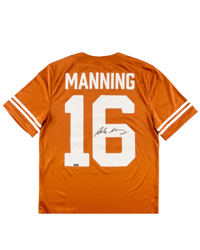 Arch Manning Autographed University of Texas Orange Nike Replica Jersey