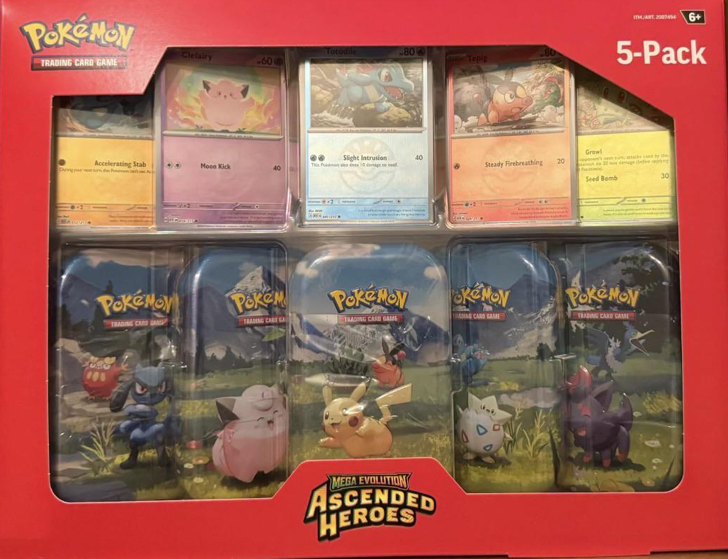 Ascended Heroes Mini Tins 5-Pack