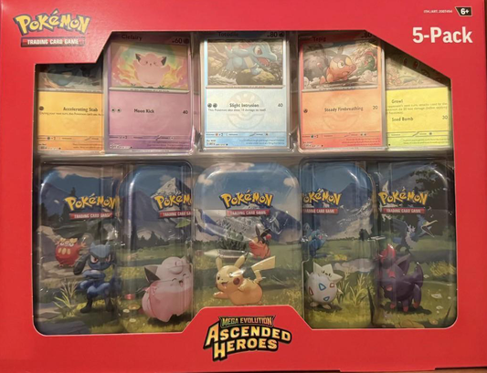 Ascended Heroes Mini Tins 5-Pack
