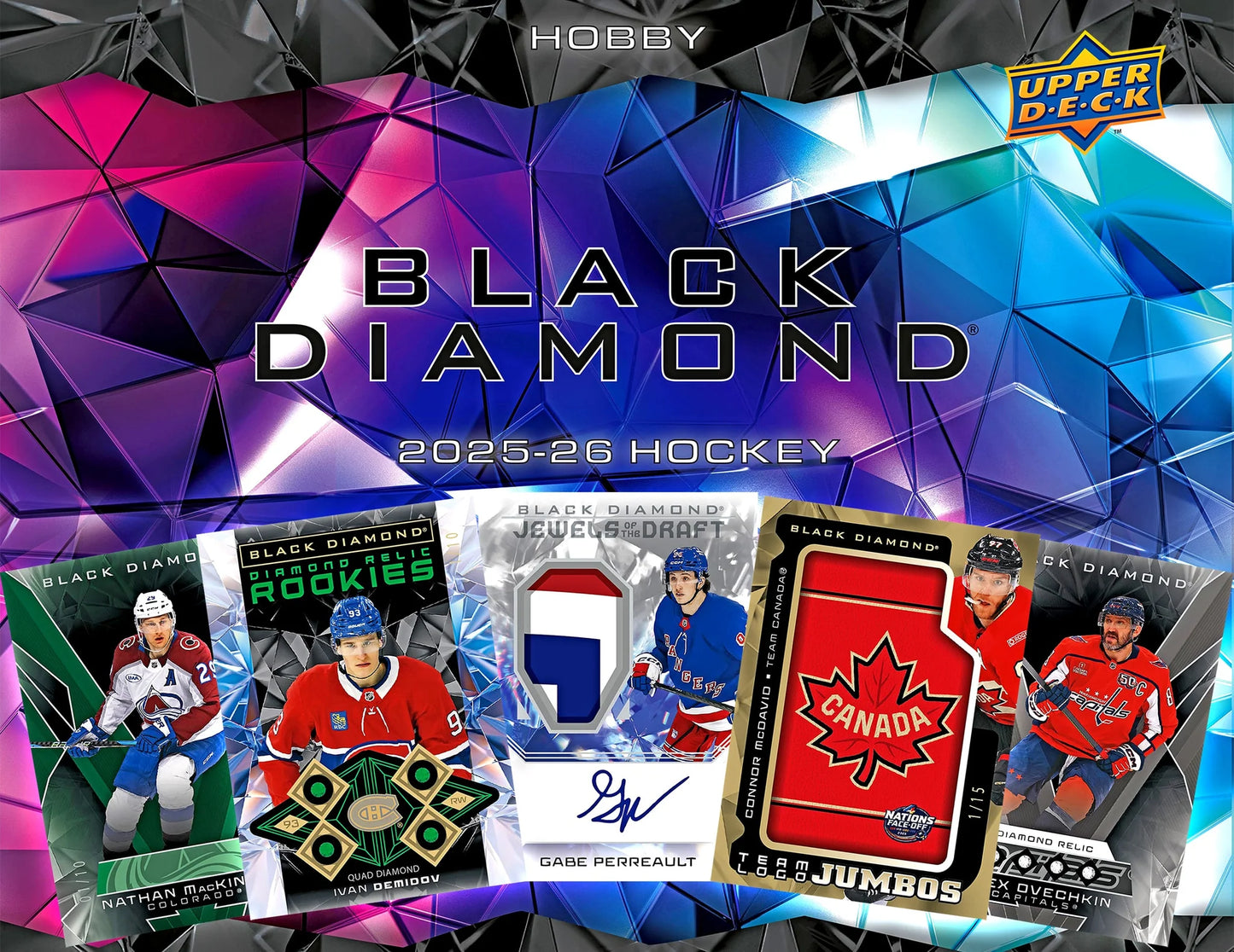 2025 - 2026 Upper Deck Black Diamond Hockey Hobby Inner Case PYT (5 Box) #5 - Break #2886