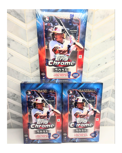 3 Box 2024 Topps Chrome Update Series Hobby PYT #2 - Break #1968