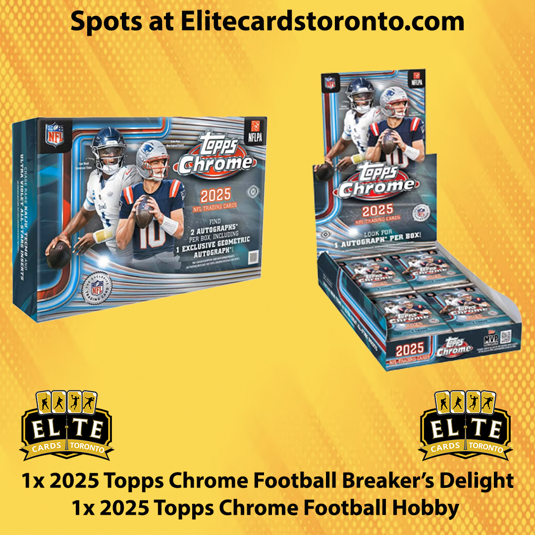 2 Box 2025 Topps Chrome Football Mixer PYT (Breaker's Delight & Hobby) - Break #3227