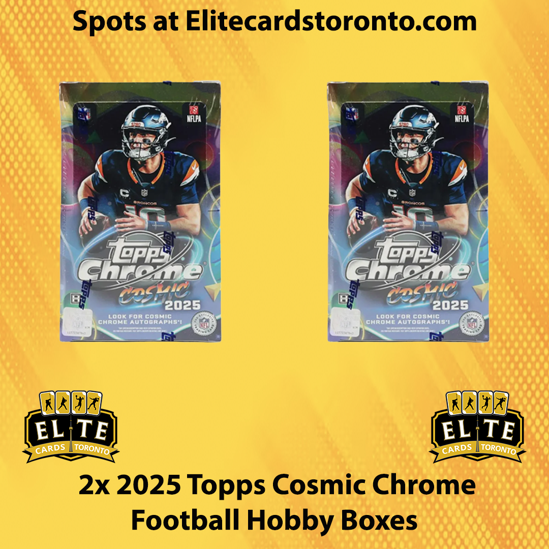 2x 2025 Topps Cosmic Chrome Football Hobby PYT - Break #3378