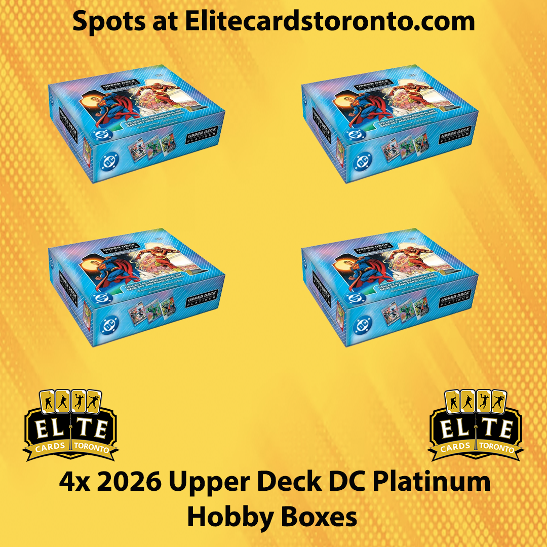 4 Box 2026 Upper Deck DC Platinum Hobby Break - Break #3595
