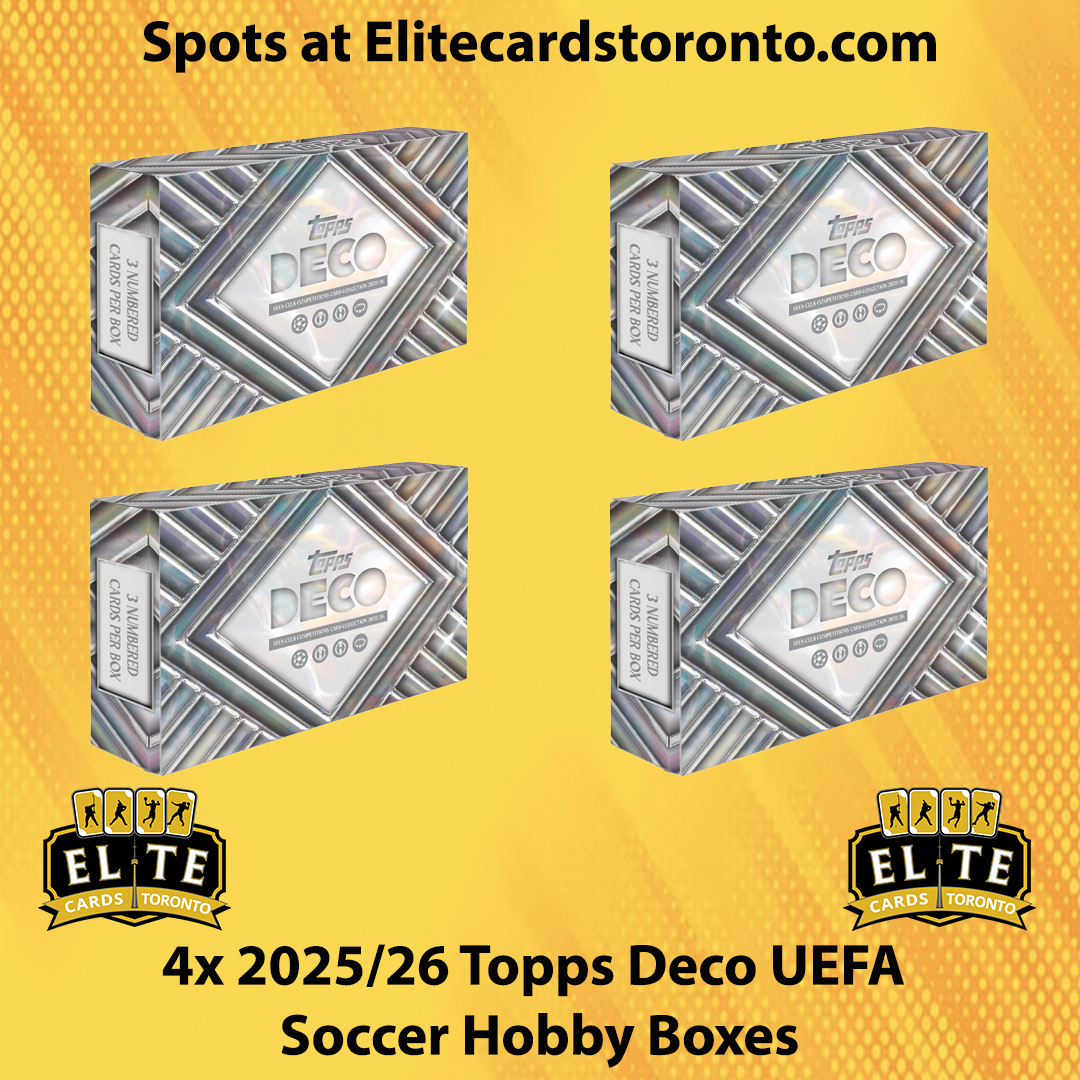4 Box 2025 - 2026 Topps Deco UEFA Club Soccer Hobby PYT - Break #3327