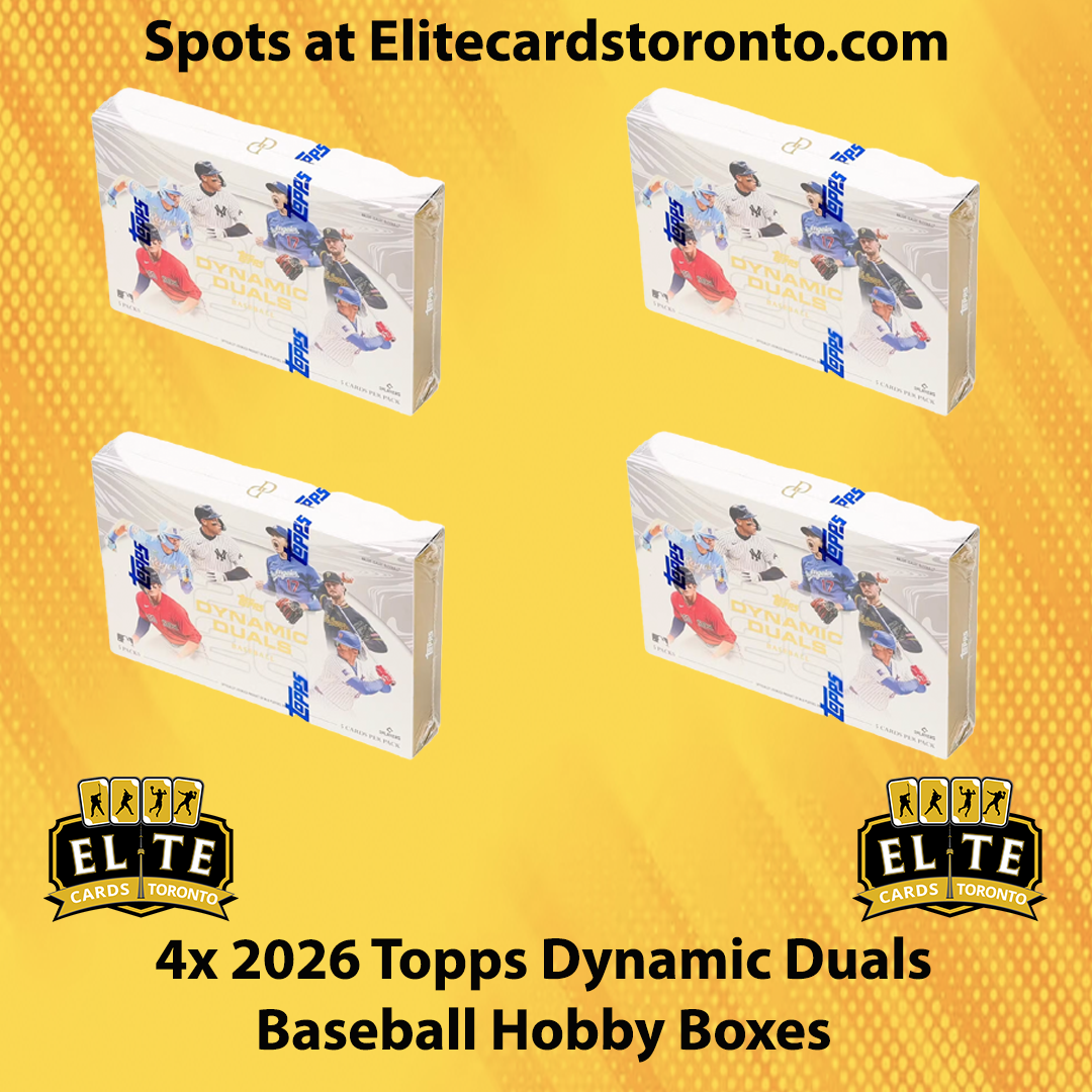 4 Box 2026 Topps Dynamic Duals Baseball Hobby PYT - Break #3617