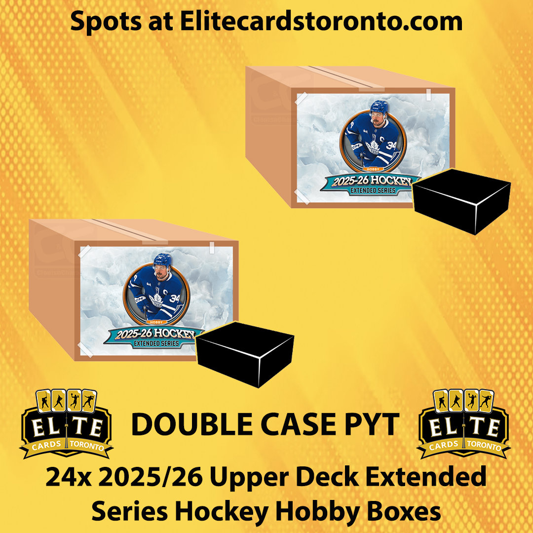 2025 - 2026 Upper Deck Extended Series Hockey Hobby Double Case PYT (24 Box) - Break #3297