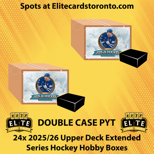 2025 - 2026 Upper Deck Extended Series Hockey Hobby Double Case PYT (24 Box) #2 - Break #3304