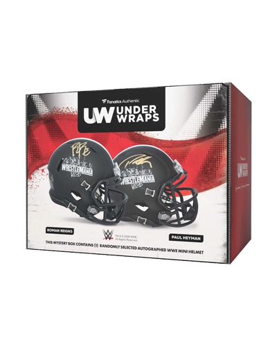 2026 Under Wraps Autographed WrestleMania 42 Mini Helmets - Single Mystery Box