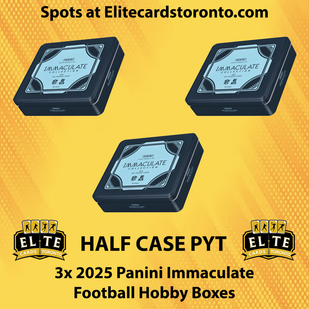 2025 Panini Immaculate Football Hobby Half Case PYT (3 Box) #3 - Break #2955