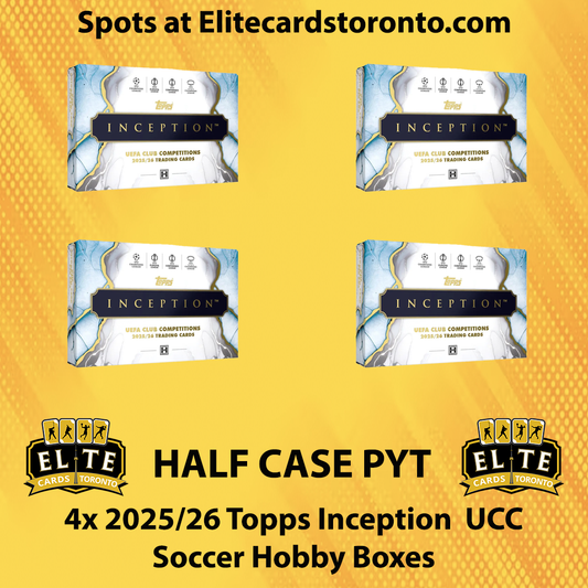 2025 - 2026 Topps Inception UCC Soccer Hobby Half Case PYT (4 Box) #4 - Break #3472
