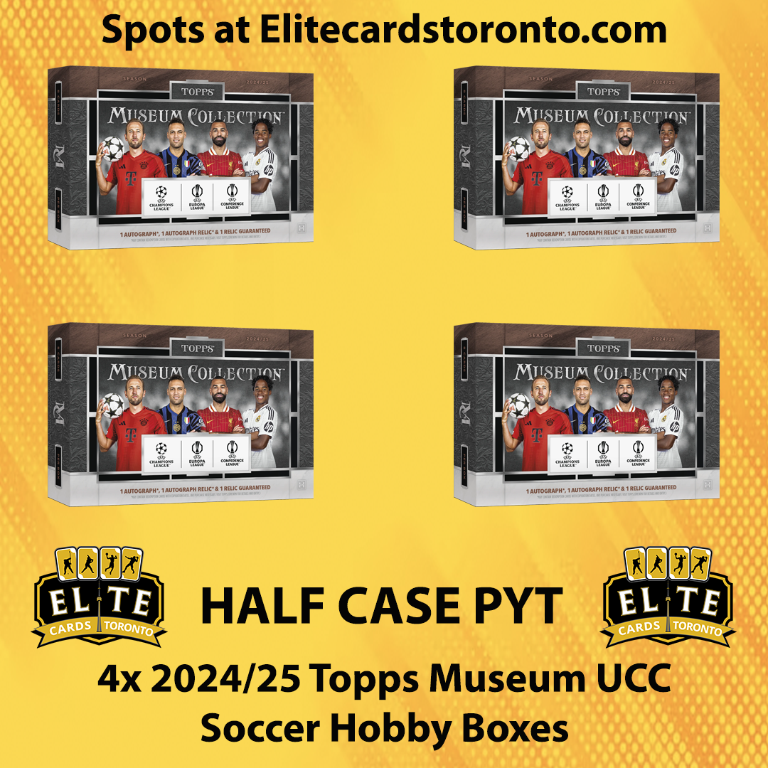 2024 - 2025 Topps Museum UCC Soccer Hobby Half Case PYT (4 Box) - Break #3490