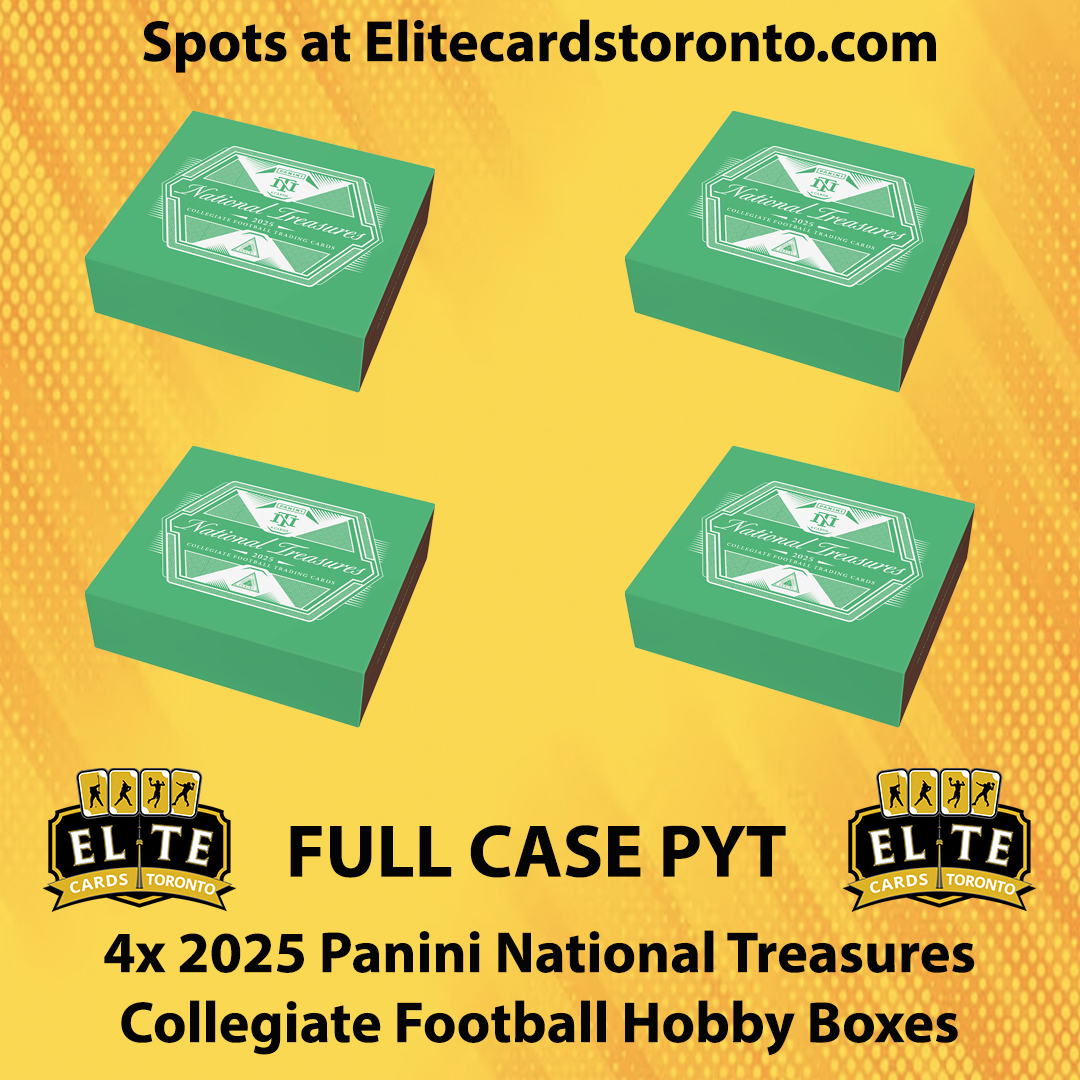 2025 Panini National Treasures Collegiate Football Hobby Case PYT (4 Box) - Break #2934