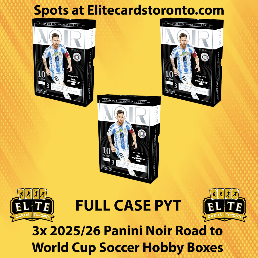 2025 - 2026 Panini Noir Road to World Cup Soccer Case PYP (3 Box) #3 - Break #3307