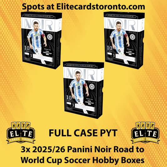 2025 - 2026 Panini Noir Road to World Cup Soccer Case PYP (3 Box) #3 - Break #3307