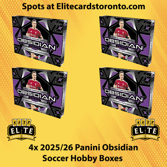4 Box 2025 - 2026 Panini Obsidian Soccer Hobby PYT #4 - Break #3463