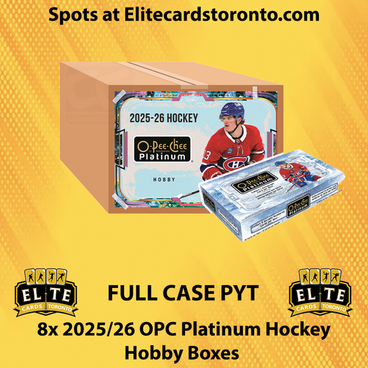 2025 - 2026 Upper Deck OPC Platinum Hockey Hobby Case PYT (8 Box) - Break #3558