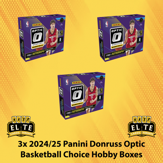 3 Box 2024 - 2025 Panini Donruss Optic Choice Basketball Hobby PYT #2 - Break #2762 (Sunday)
