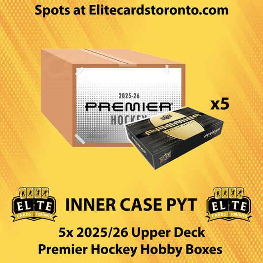 2025 - 2026 Upper Deck Premier Hockey Hobby Inner Case PYT (5 Box) - Break #3580