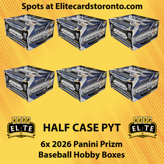 2026 Panini Prizm Baseball Hobby Half Case PYT (6 Box) #2 - Break #3632