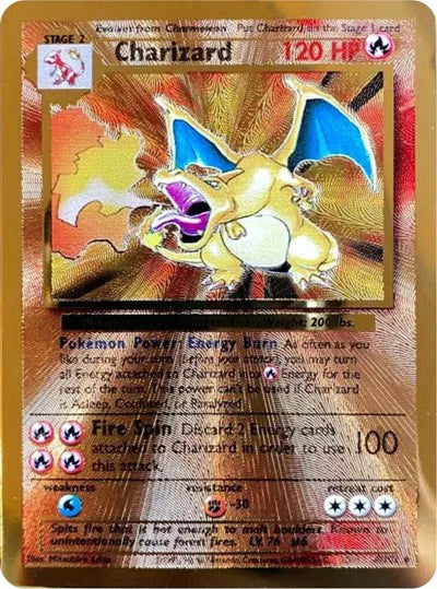 Pokemon Charizard (Celebrations Metal Card) #102