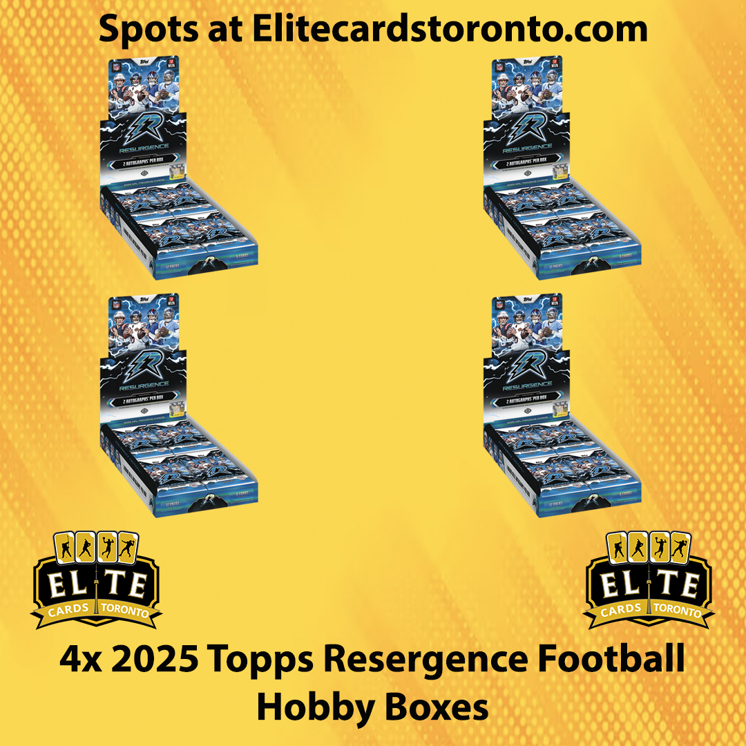 4 Box 2025 Topps Resurgence Football Hobby PYT - Break #3446