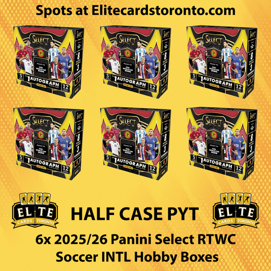 2025 - 2026 Panini Select RTWC Soccer INTL Hobby Half Case PYT - Break #3509