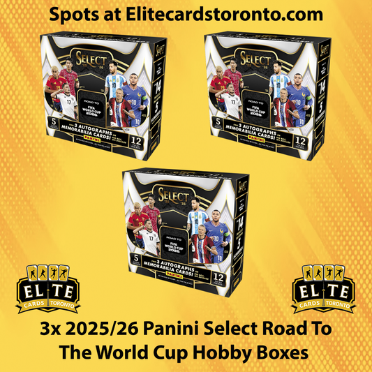 3 Box 2026 Panini Select World Cup Soccer Hobby PYT - Break #3476 (Sunday)