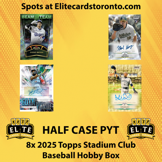 2025 Topps Stadium Club Baseball Hobby Half Case PYT (8 Box) - Break #3049
