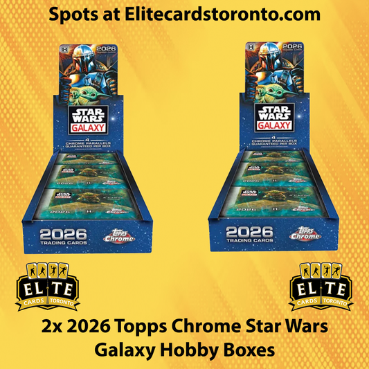 2x 2026 Topps Chrome Star Wars Galaxy Hobby Break - Break #3477 (Monday)