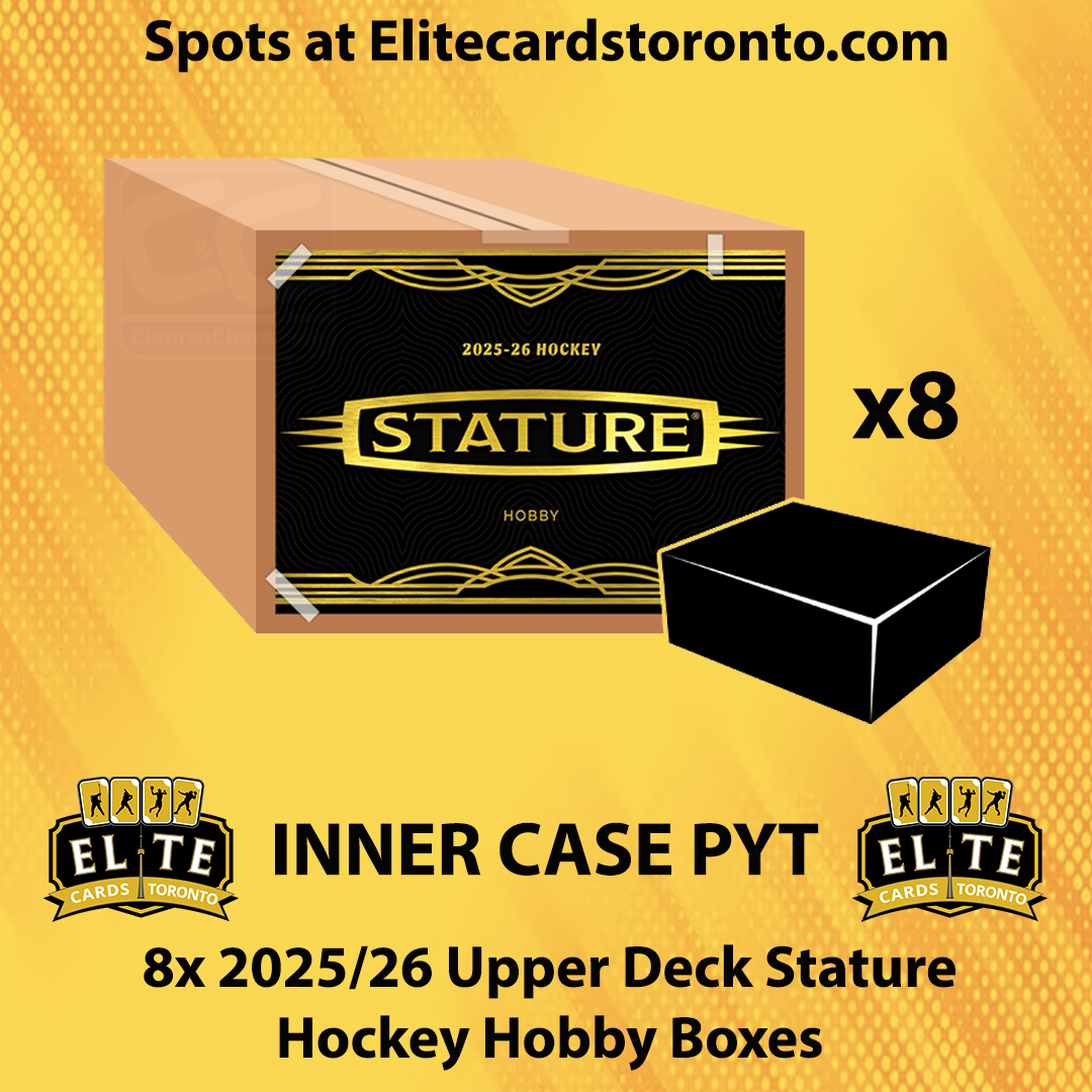 2025 - 2026 Upper Deck Stature Hockey Hobby Inner Case PYT (8 Box) #3 - Break #3653