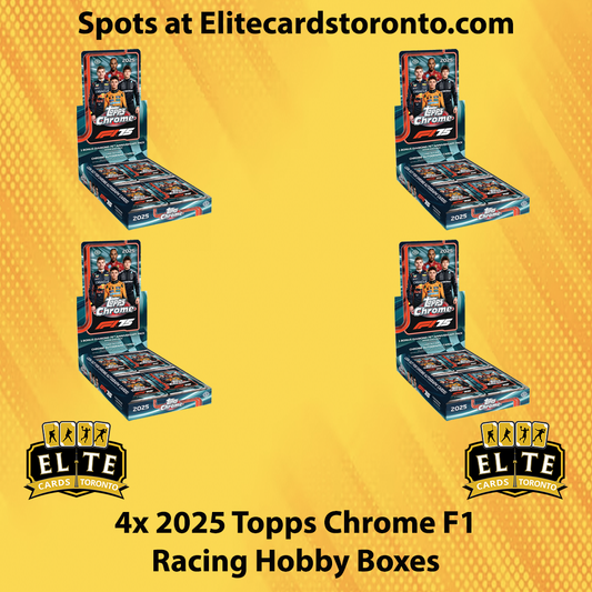 4 Box 2025 Topps Chrome Formula 1 Hobby PYT #2 - Break #2985