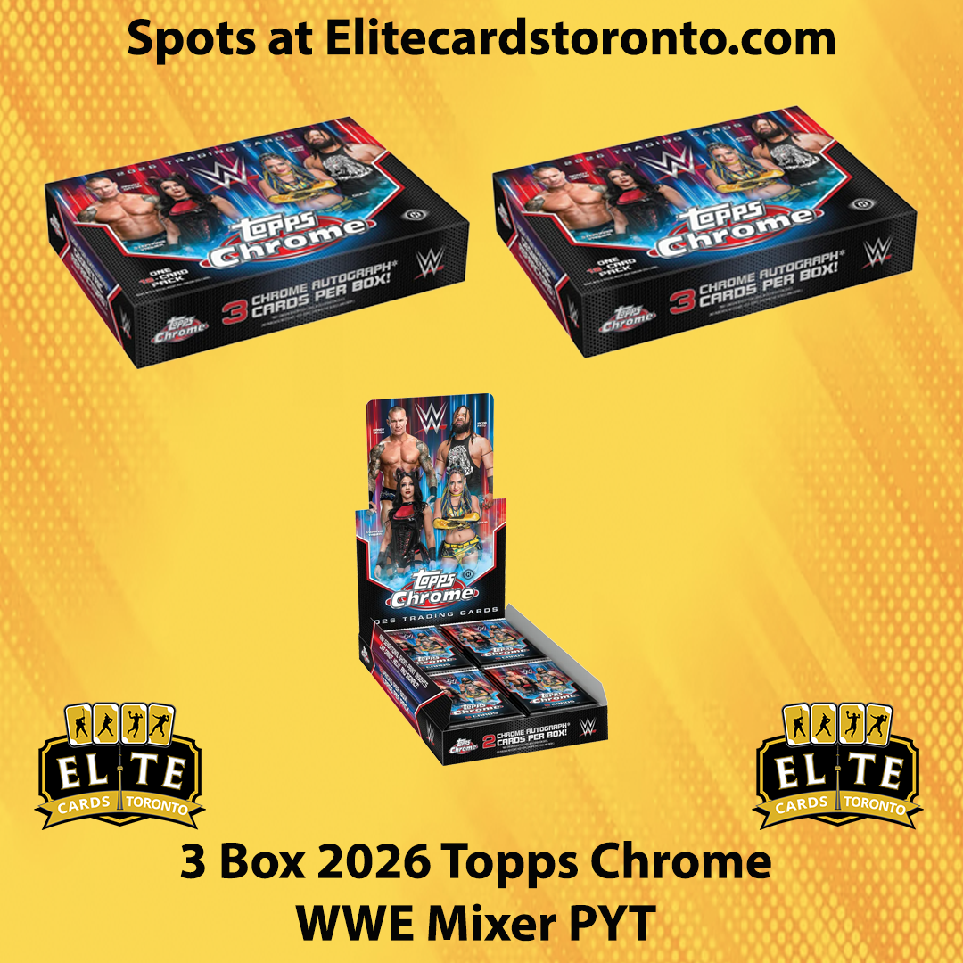 3 Box 2026 Topps Chrome WWE Breakers Delight & Hobby Mixer PYW #2 - Break #3284