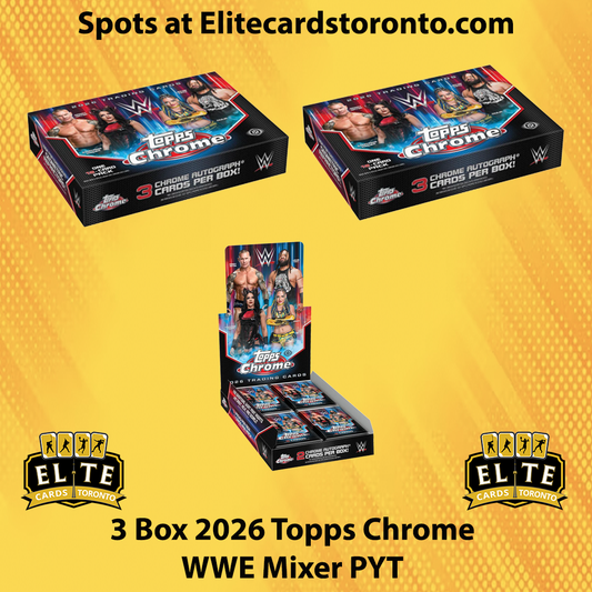 3 Box 2026 Topps Chrome WWE Breakers Delight & Hobby Mixer PYW #2 - Break #3284