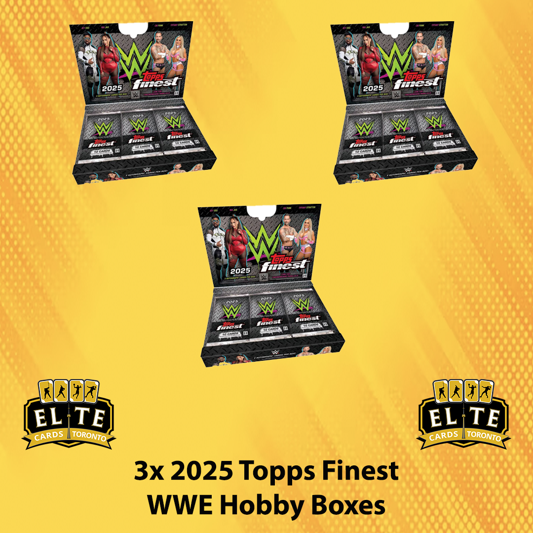 3 Box 2025 Topps Finest WWE Hobby Half Case Break - Break #2817