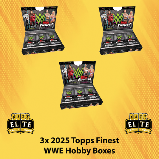 3 Box 2025 Topps Finest WWE Hobby Half Case Break - Break #2817