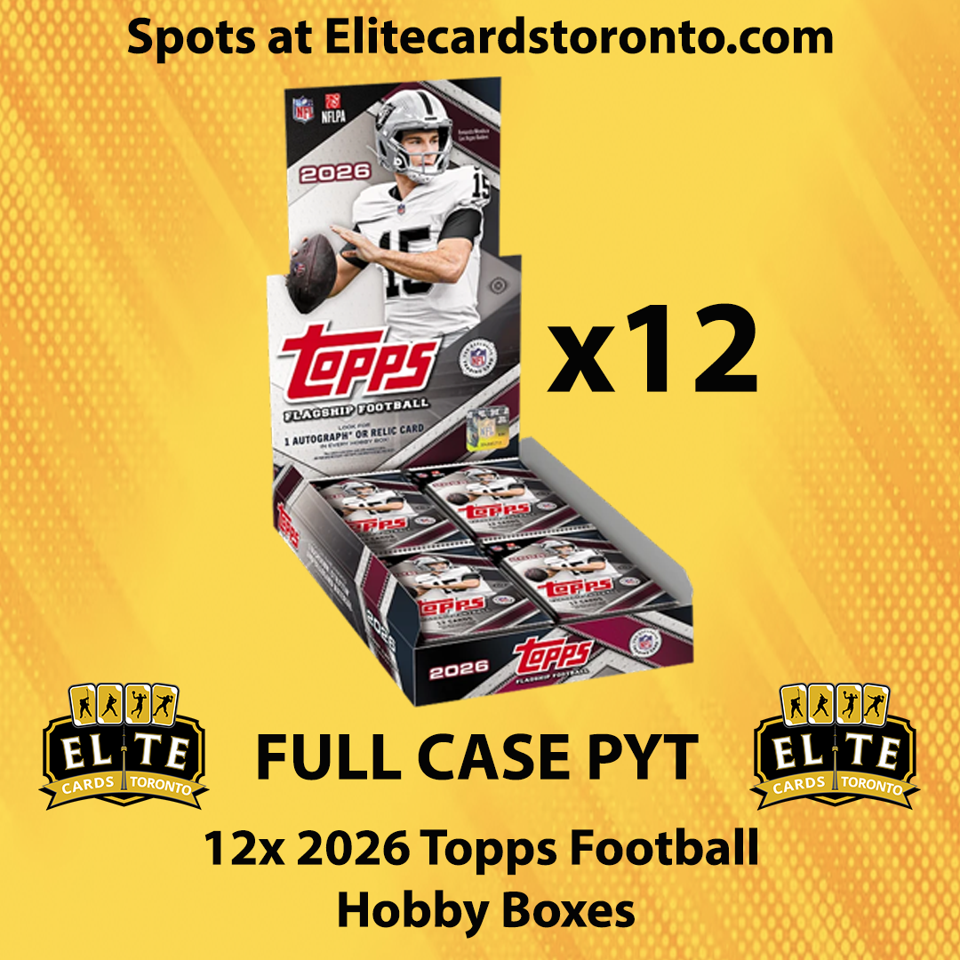 2026 Topps Flagship Football Hobby Case PYT (12 Box) - Break #3493