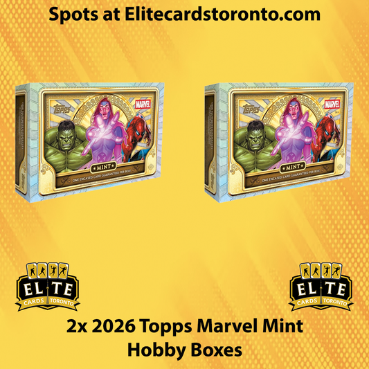 2x 2026 Topps Marvel Mint Hobby Break #3 - Break #3525