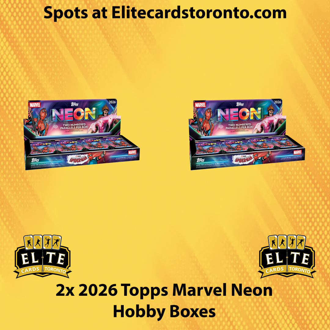 2 Box 2026 Topps Marvel Neon Hobby Break #3 - Break #3630