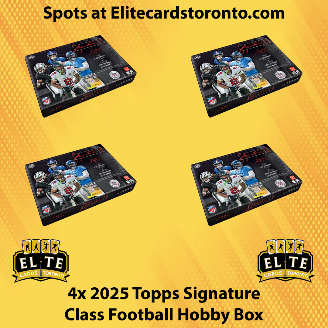 4 Box 2025 Topps Signature Class Football Hobby PYT - Break #3310