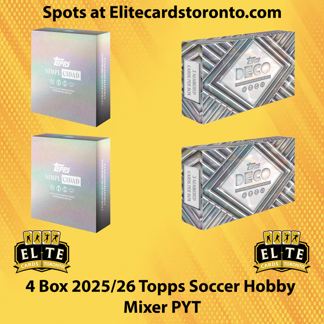4 Box 2025 - 2026 Topps Soccer Hobby Mixer PYT - Break #2526