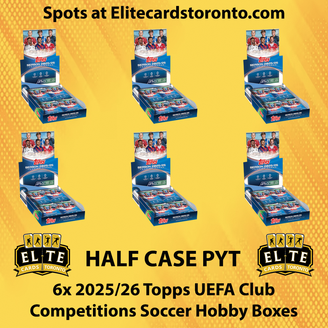 2025 - 2025 Topps UEFA Club Competition Soccer Hobby Half Case PYT (6 Box) #4 - Break #2998