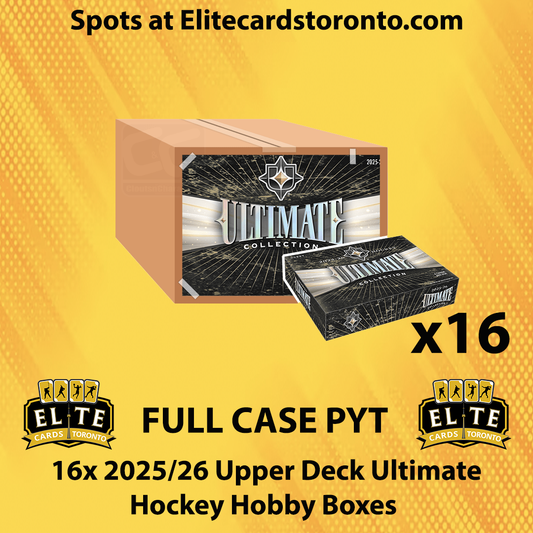 2025 - 2026 Upper Deck Ultimate Hockey Hobby Case PYT (16 Box) - Break #3413