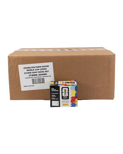 2026 Panini FIFA World Cup Soccer 50-Pack Sticker 30-Box Case (1500 Packs)